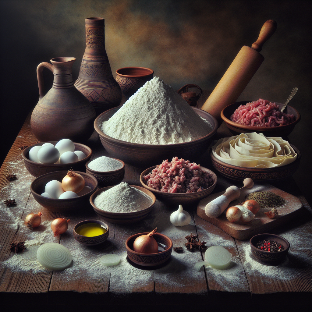 Armenian Manti Dumplings ingredients