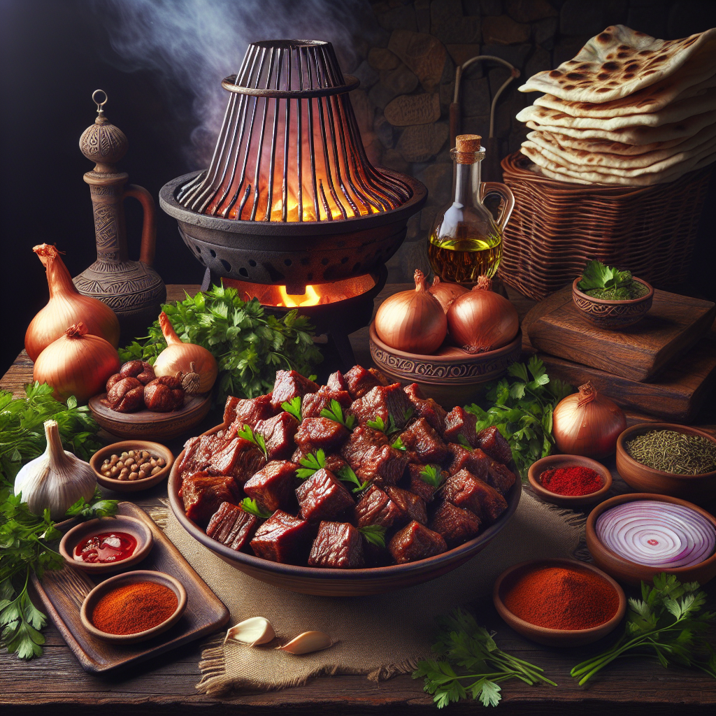 Armenian Khorovats Barbecued Meat ingredients