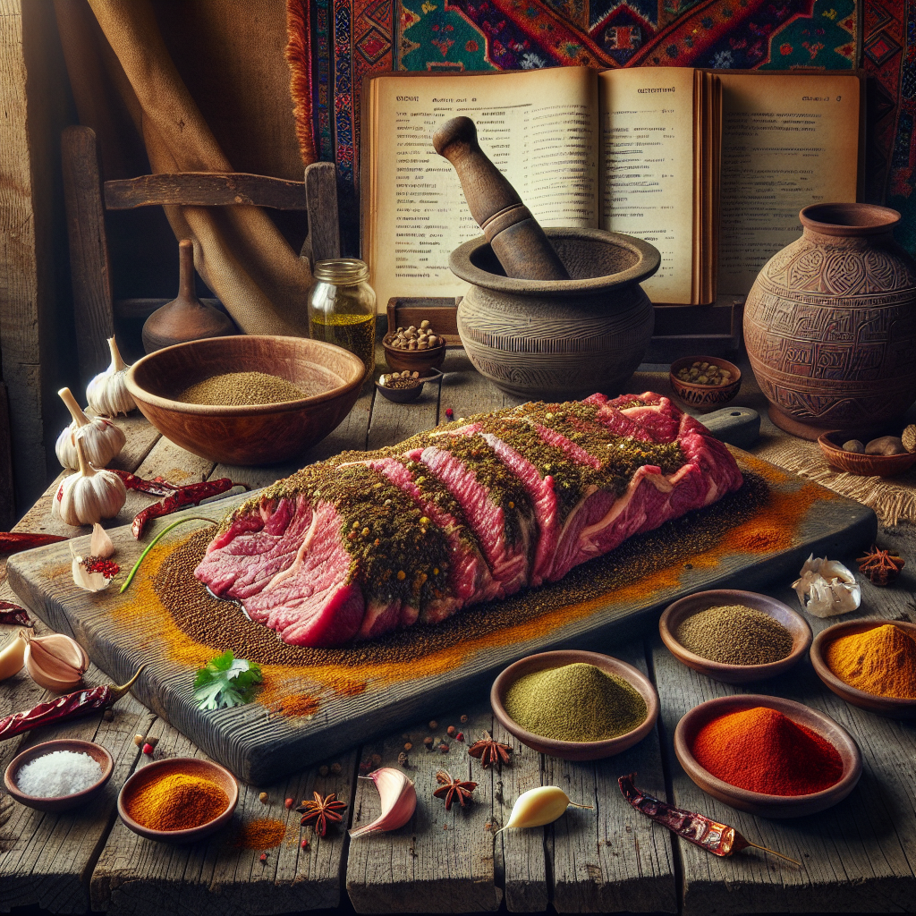 Armenian Basturma Cured Beef ingredients