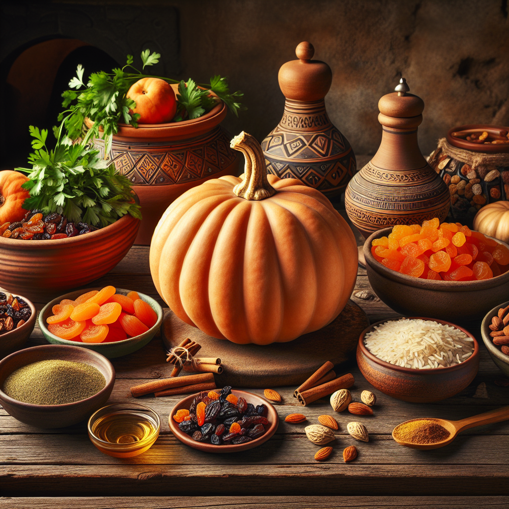 Armenian Ghapama Stuffed Pumpkin ingredients