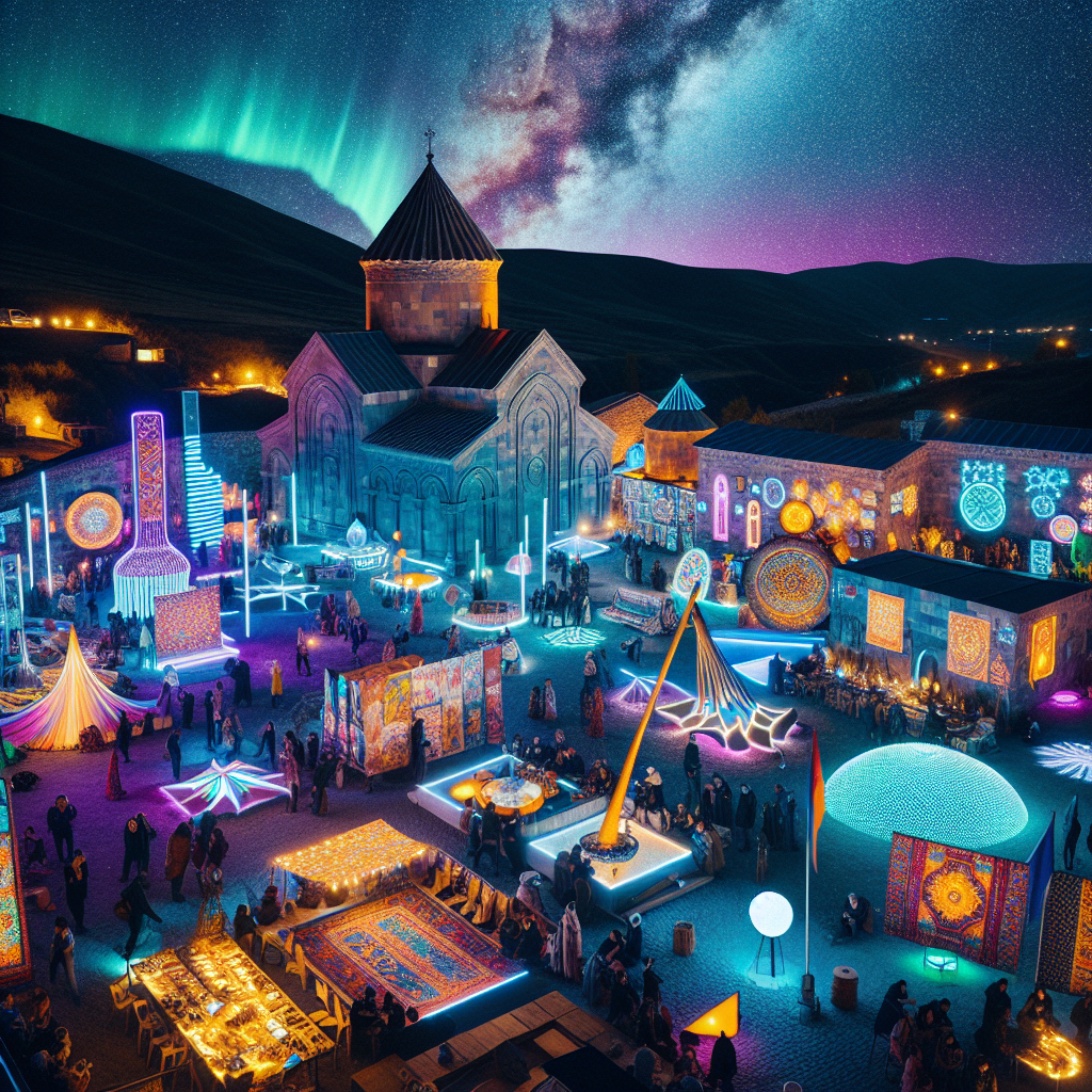 Armenian Aurora Lights Art Festival